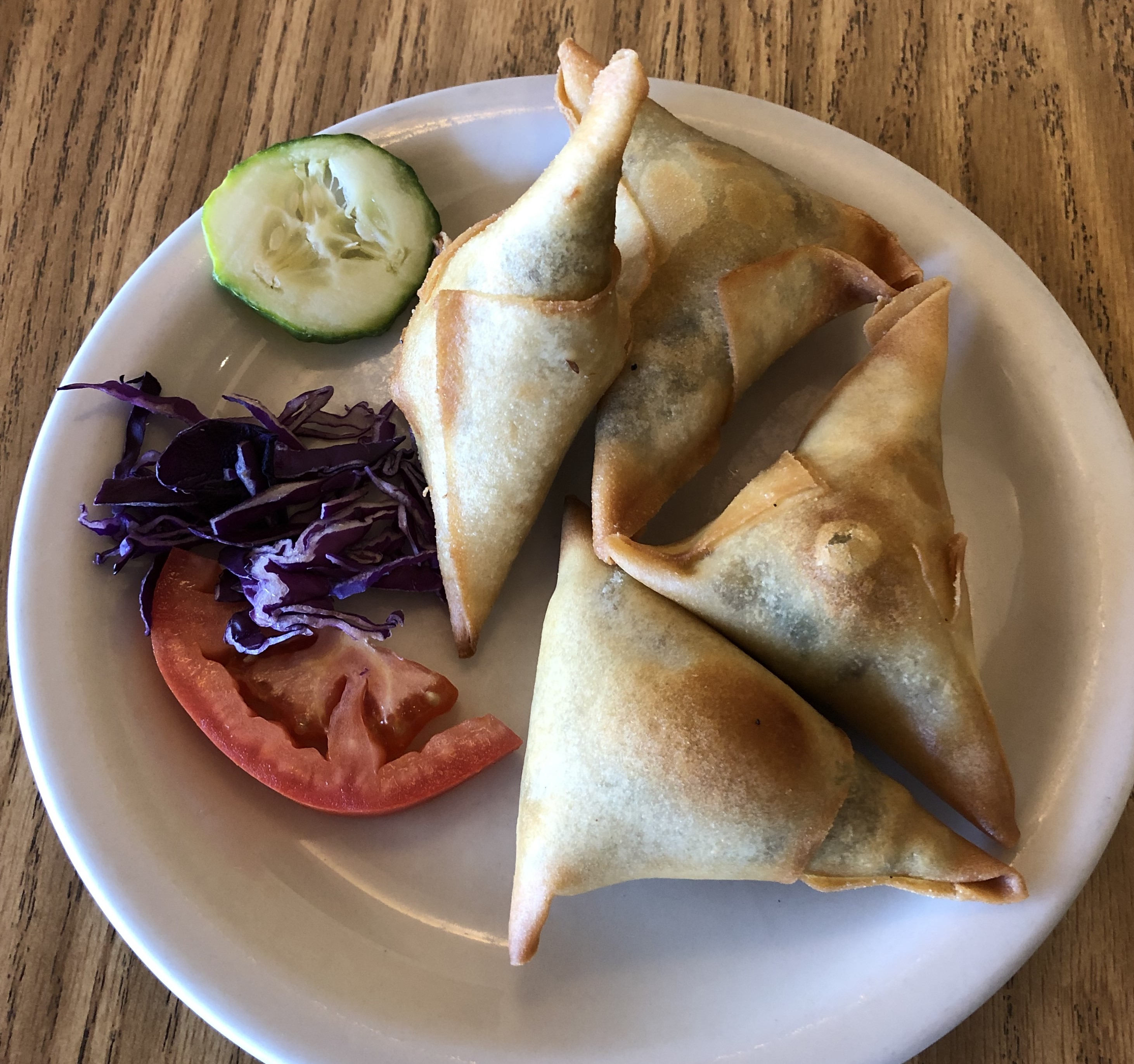 Order Chicken Samosas food online from Cafe Raj store, Albany on bringmethat.com