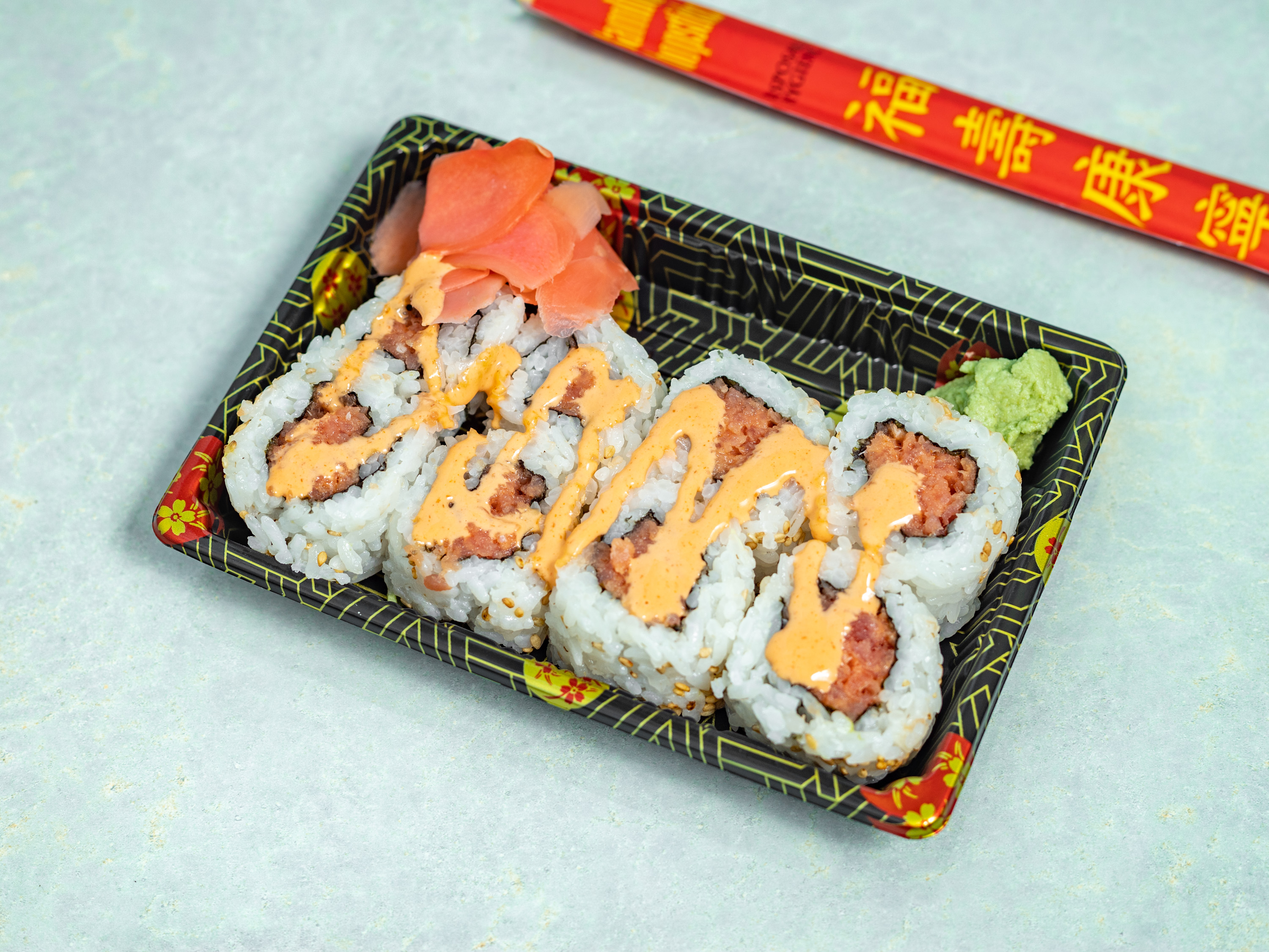 Order Spicy Tuna Sushi Roll food online from New Japan Express store, Garner on bringmethat.com