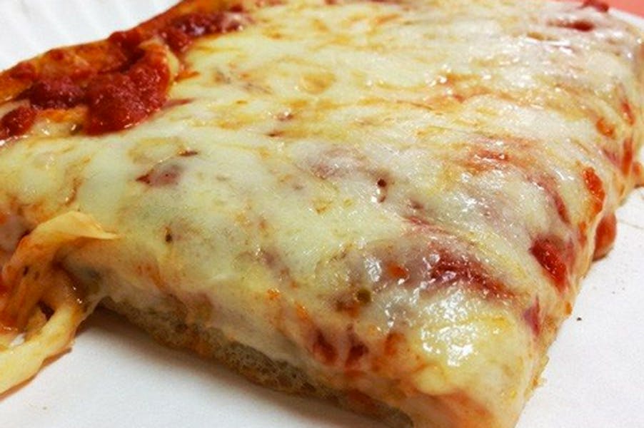 Order Sicilian Cheese Pie Slice - Slice food online from Brother Bruno Pizza store, Washingtonville on bringmethat.com
