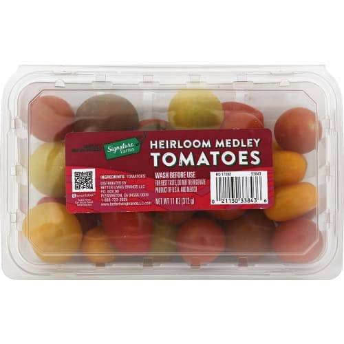 Order Signature Farms · Heirloom Medley Tomatoes (11 oz) food online from Safeway store, Kailua on bringmethat.com