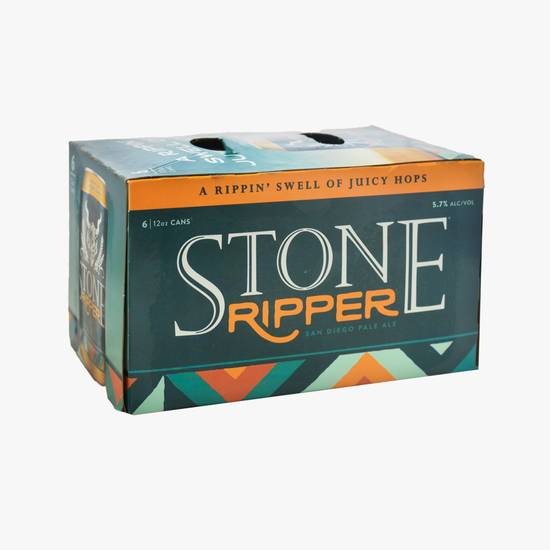 Order Stone Ripper IPA 6 Pack  food online from Goodie Liquor And Wine store, Santa Monica on bringmethat.com