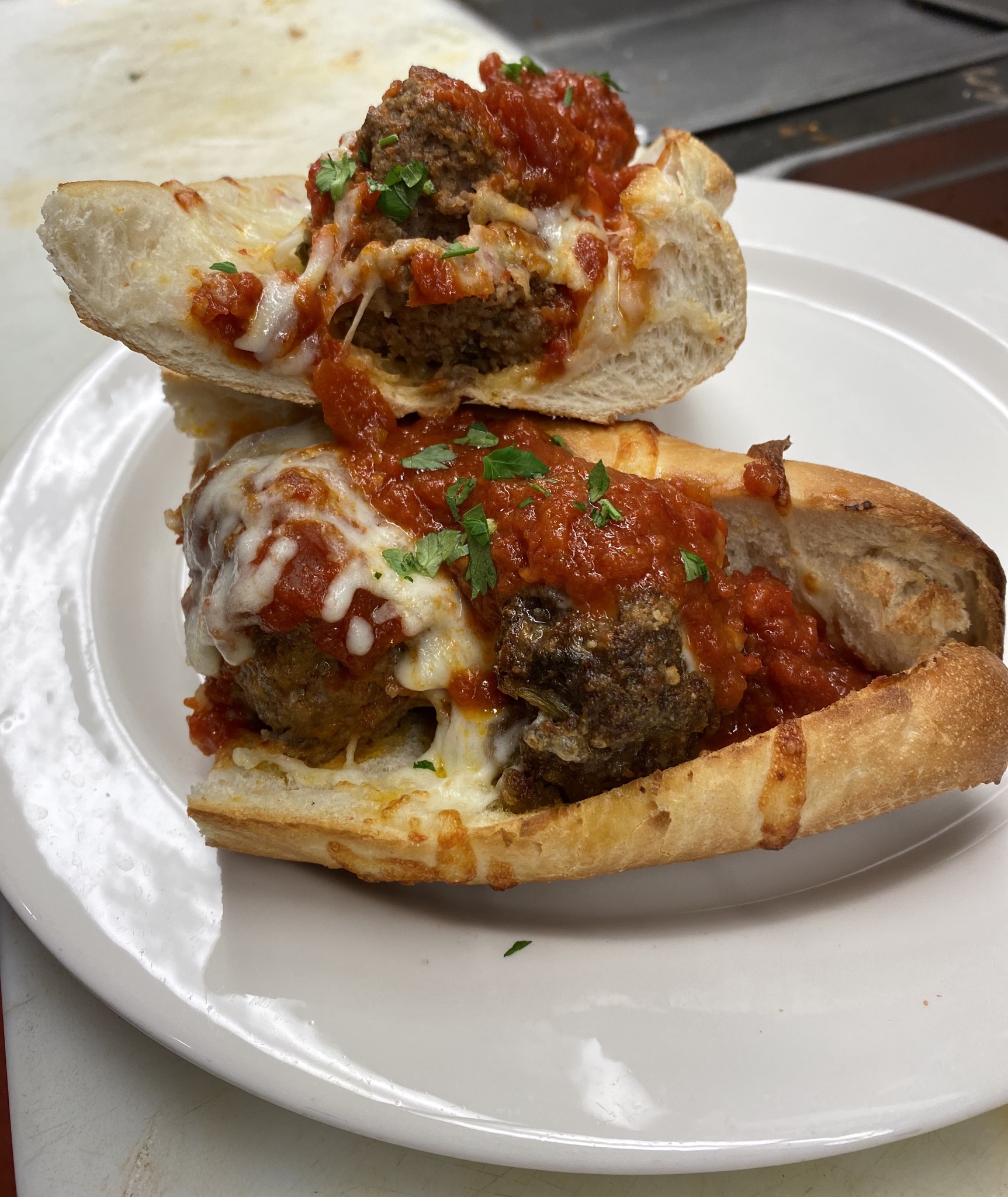Order Meatball Parm Sub food online from Giorgio Ristorante store, Manchester on bringmethat.com
