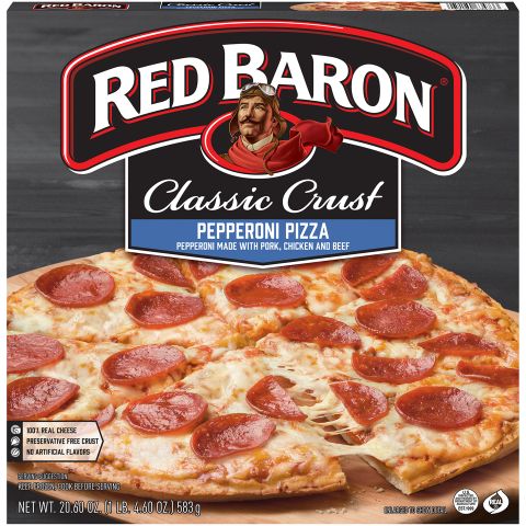 Order Red Baron Classic Pepperoni Pizza 20oz food online from 7-Eleven store, Monsey on bringmethat.com