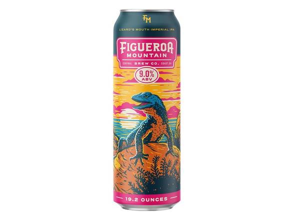 Order Figueroa Mountain Lizard's Mouth Imperial IPA - 19.2oz Can food online from Adam Liquor And Bottle Shop store, Redondo Beach on bringmethat.com