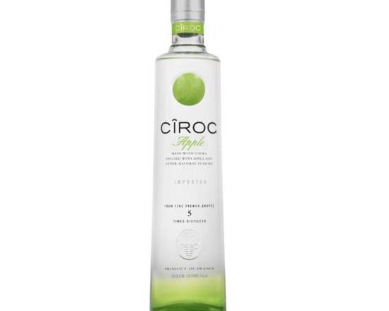 Order Ciroc Apple, 750mL vodka (35.0% ABV) food online from Cold Spring Liquor store, Liberty Hill on bringmethat.com
