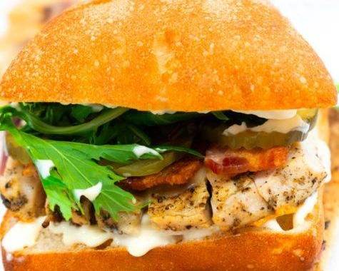 Order Grilled Chicken Club Sandwich food online from Pepper Farm Deli store, Santee on bringmethat.com