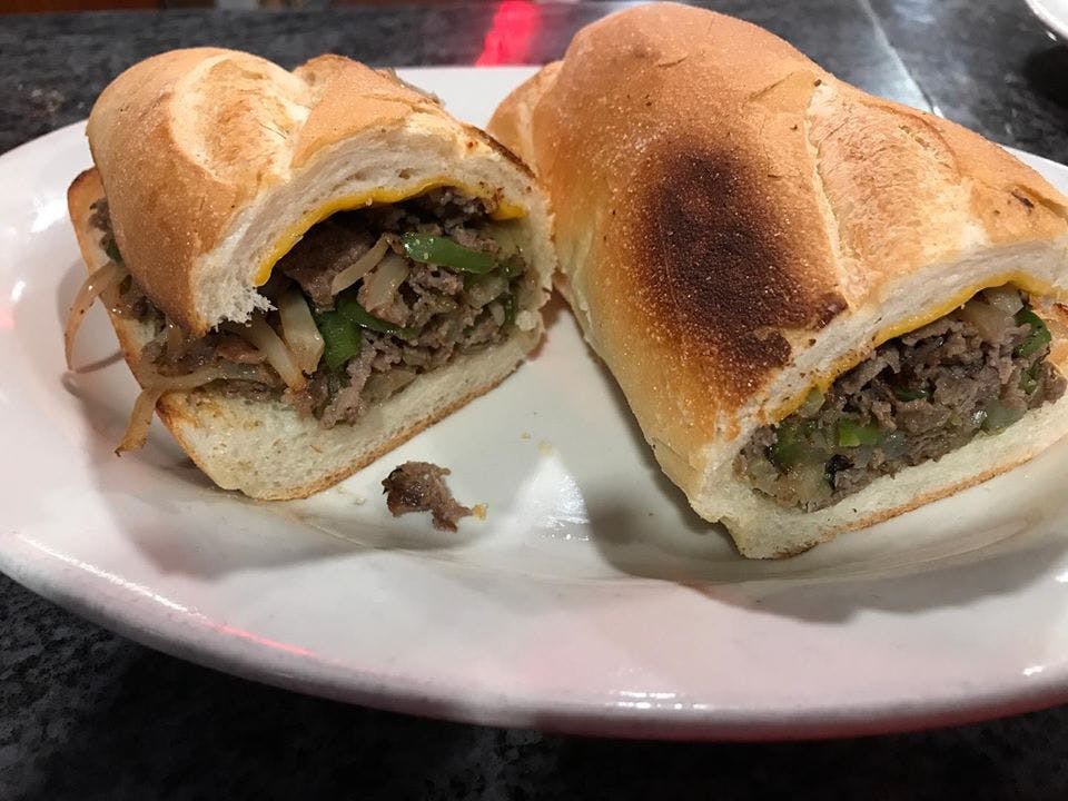 Order Philly Cheesesteak Hero - Hero food online from Pizza Grill store, Hastings On Hudson on bringmethat.com