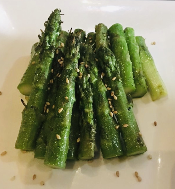 Order Grilled Asparagus food online from Wasabi Bistro store, San Francisco on bringmethat.com