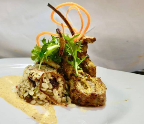 Order Raja's Special Lamb Chops food online from Raja Indian Cuisine & Bar store, Wellington on bringmethat.com