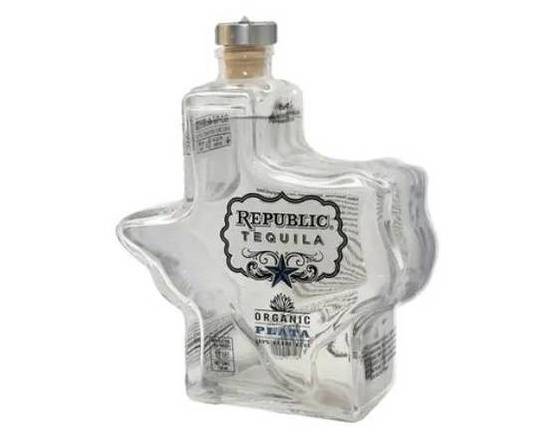Order Republic Plata, 750mL tequila (40.0% ABV) food online from Cold Spring Liquor store, Liberty Hill on bringmethat.com