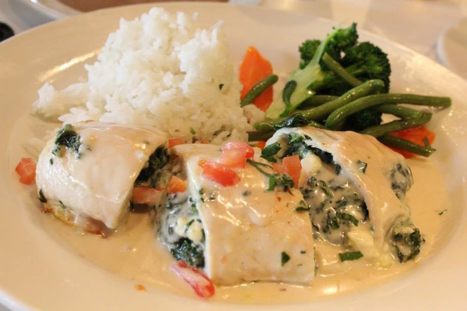 Order Stuffed Chicken Breast food online from Citrus Cafe store, Tustin on bringmethat.com