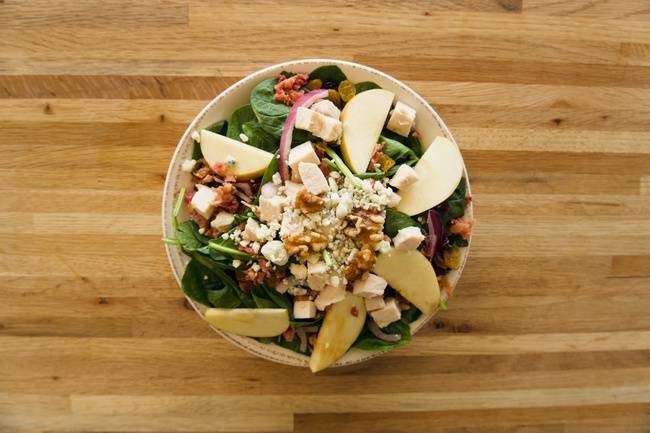 Order Chicken Spinach Salad food online from Awake Restaurant store, Carrollton on bringmethat.com
