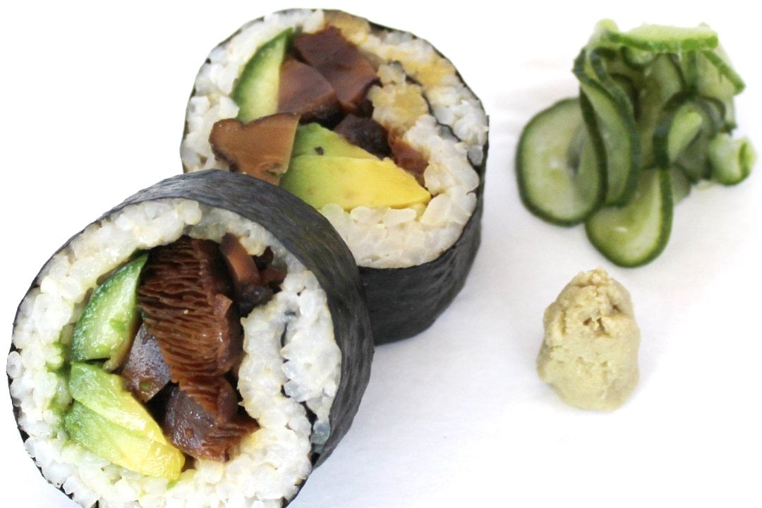 Order Shiitake-Avocado Roll food online from Kokomo Cafe store, Los Angeles on bringmethat.com