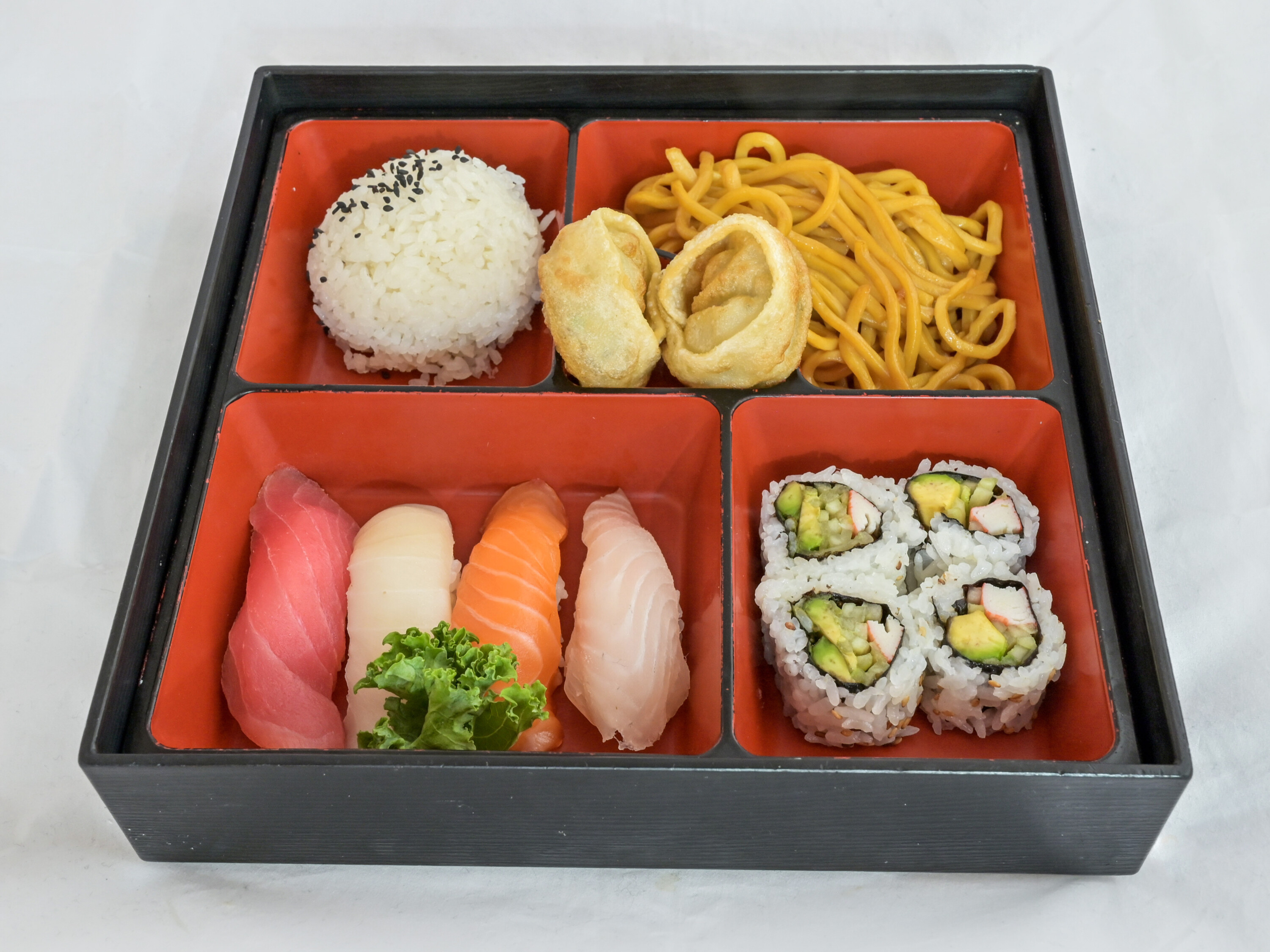 Order  Sushi Bento Box Special  food online from Mr Sushi store, Pompton Lakes on bringmethat.com