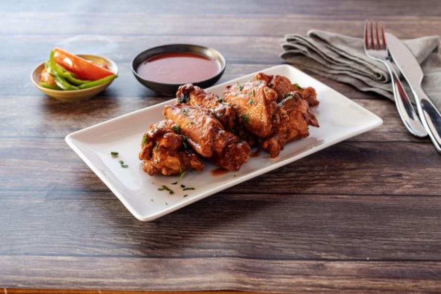 Order Wings - 6 Pieces food online from Poulsbo Woodfired Pizza  store, Poulsbo on bringmethat.com