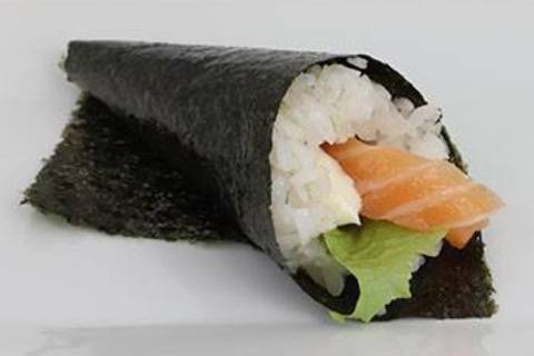 Order Salmon Hand Roll food online from Sushiboy store, Torrance on bringmethat.com