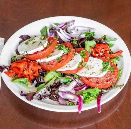 Order Caprese Salad (V/GF) food online from Lakeview Restaurant store, Coventry on bringmethat.com