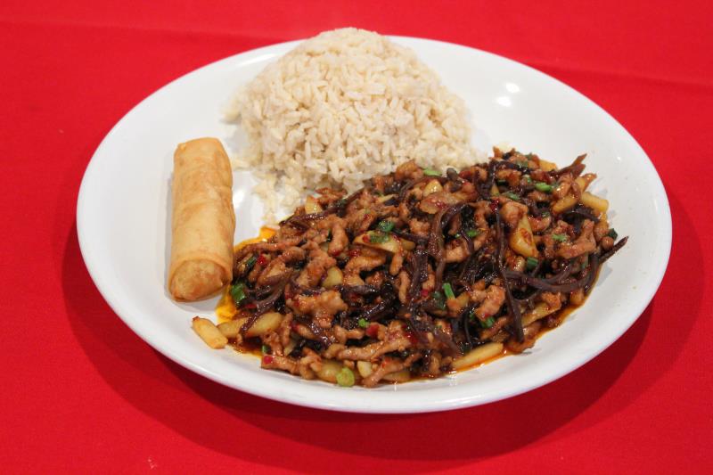 Order 10. Hot Shredded Szchuan Pork Lunch Special food online from Fengling Restaurant store, Houston on bringmethat.com