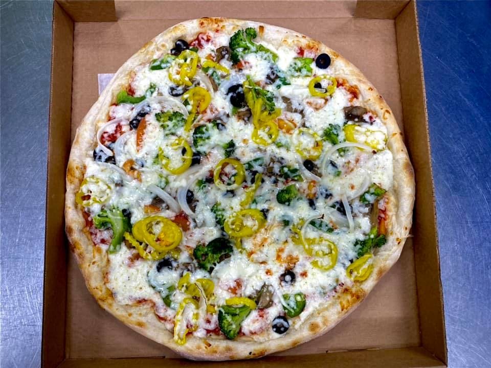 Order House Special Pizza - Small 12'' food online from Pronto Pizza store, Winston-Salem on bringmethat.com