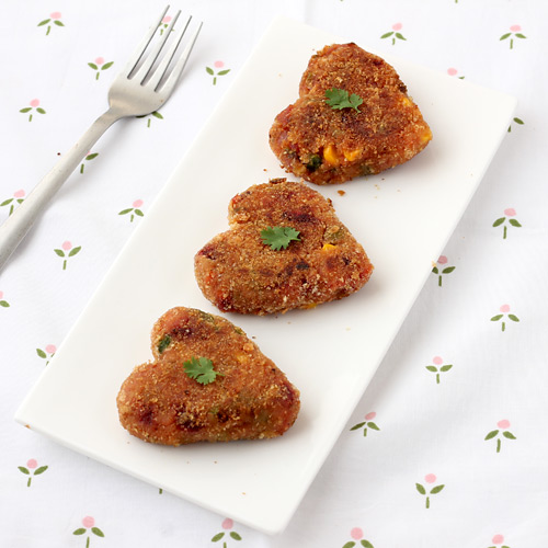 Order 2  Vegetable Cutlet food online from Chand Palace store, Parsippany on bringmethat.com
