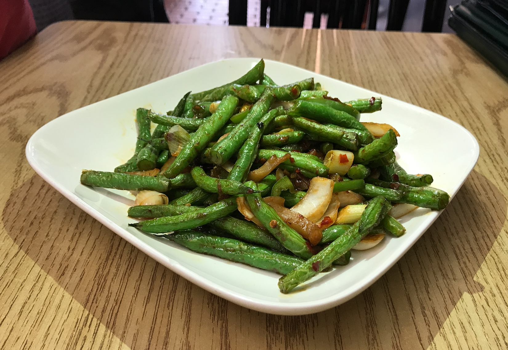 Order Spicy String Beans -  乾扁四季豆 food online from Grant Place store, San Francisco on bringmethat.com