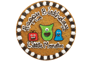 Order Little Monster Happy Birthday Cookie Cake food online from American Deli on Broad St. store, Athens on bringmethat.com