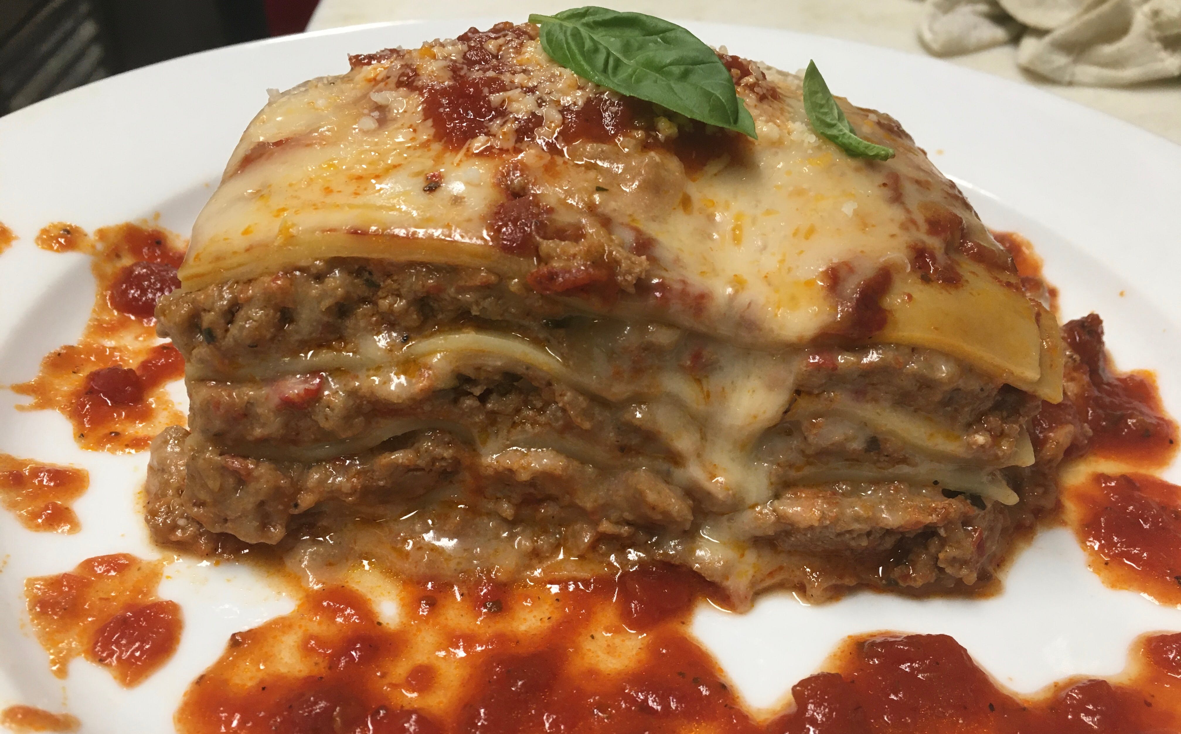 Order Meat Lasagna - Pasta food online from Amici Vicinato store, Lafayette Hill on bringmethat.com