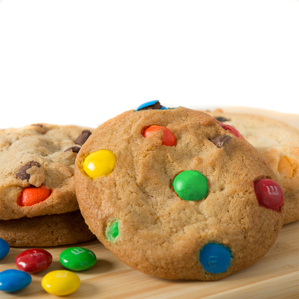 Order M&M Chocolate Chip food online from Nocturnal Cookies store, Schenectady on bringmethat.com