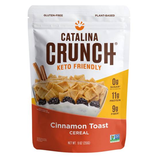 Order Catalina Crunch Cinnamon Toast Keto Cereal 9oz food online from Everyday Needs By Gopuff store, Dayton on bringmethat.com