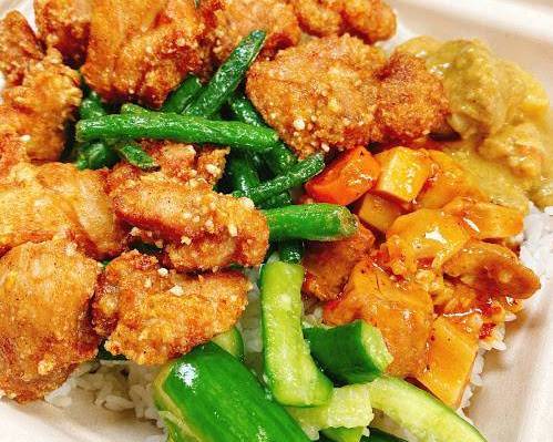 Order Salty Crispy Chicken with Rice (台式鹹酥雞飯) food online from Oakland Tea House store, Auburn Hills on bringmethat.com