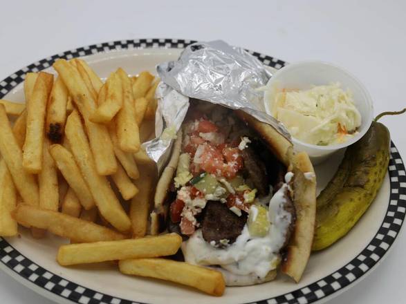 Order Beef or Chicken Gyro food online from Park West Diner store, Little Falls on bringmethat.com