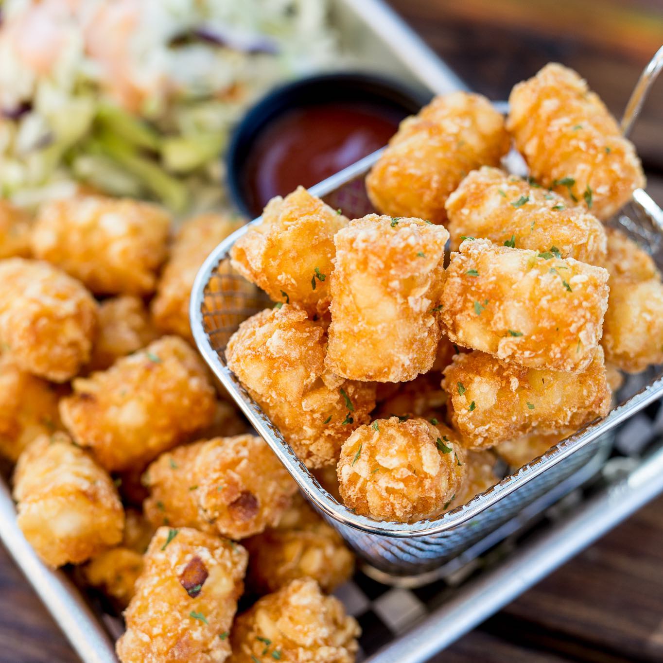 Order Tater Tots food online from Cross Street Chicken And Beer store, Carlsbad on bringmethat.com