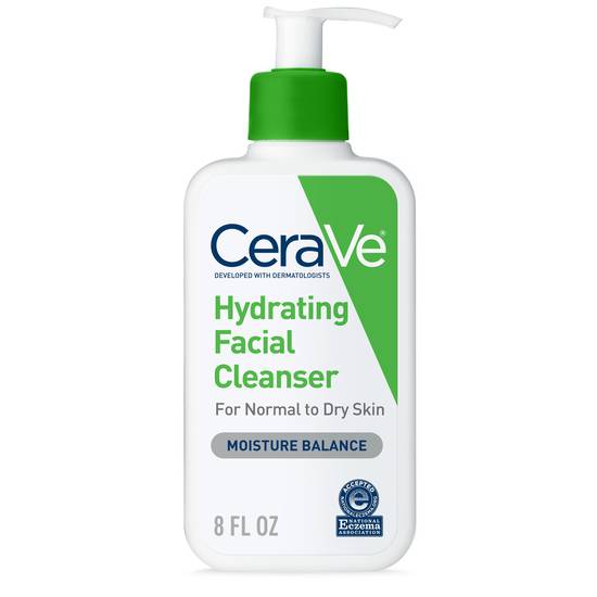 Order CeraVe Hydrating Facial Cleanser for Normal to Dry Skin, 8 OZ food online from CVS store, INGLEWOOD on bringmethat.com