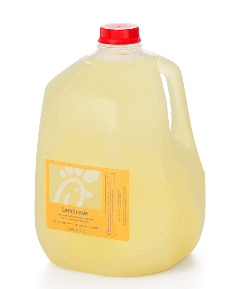 Order Gallon Chick-fil-A® Lemonade food online from Chick-Fil-A store, Los Angeles on bringmethat.com