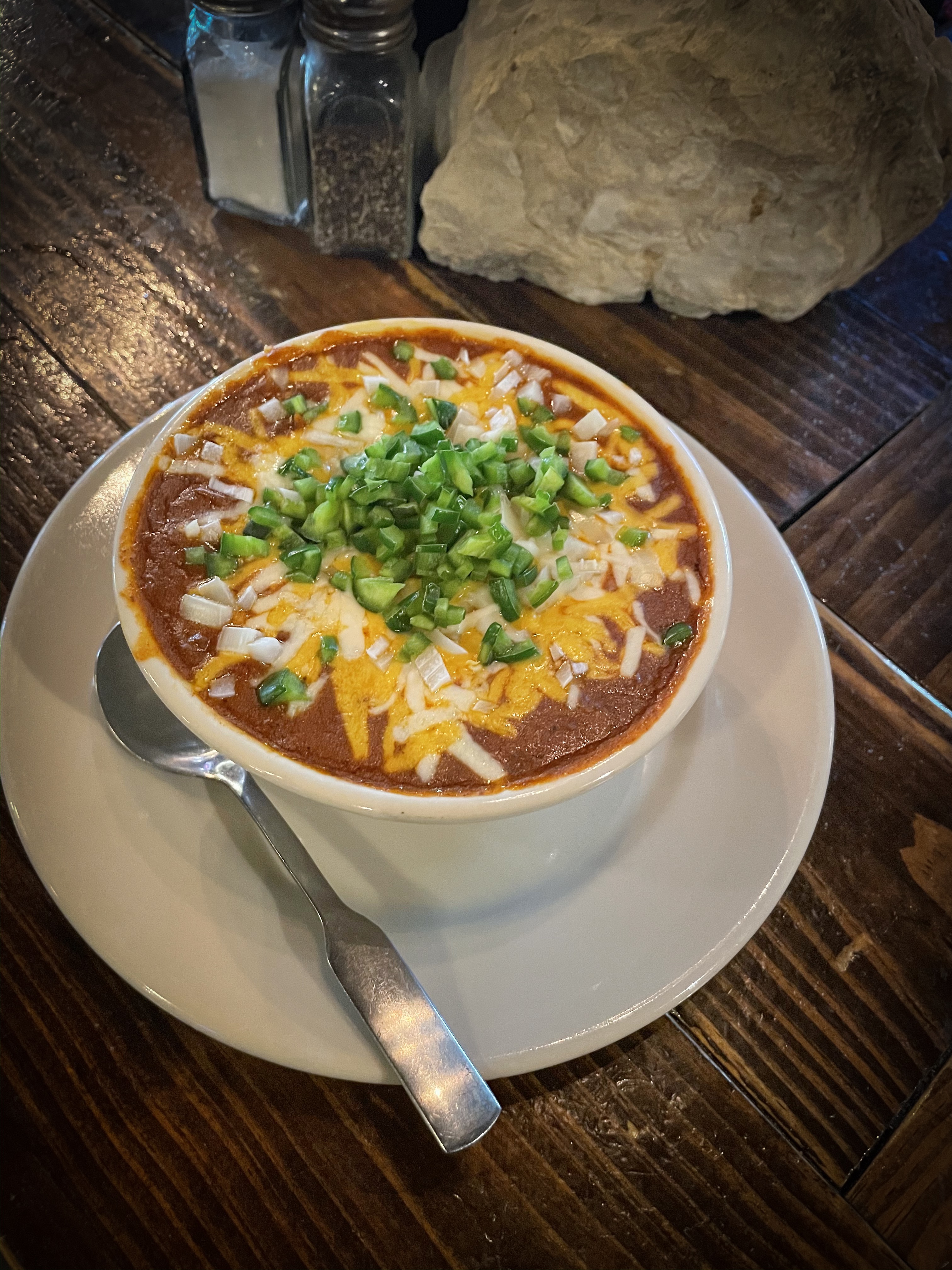 Order Tejas Cowboy Chili food online from Tejas Steakhouse And Saloon store, Bulverde on bringmethat.com