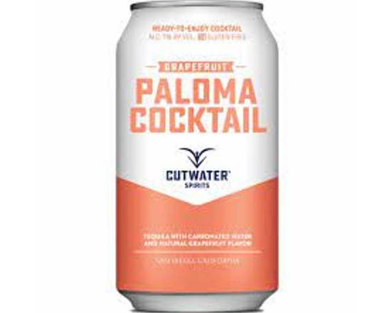 Order Cutwater Tequila Grapefruit Paloma 12oz can food online from Pit Stop Liquor Mart store, El Monte on bringmethat.com