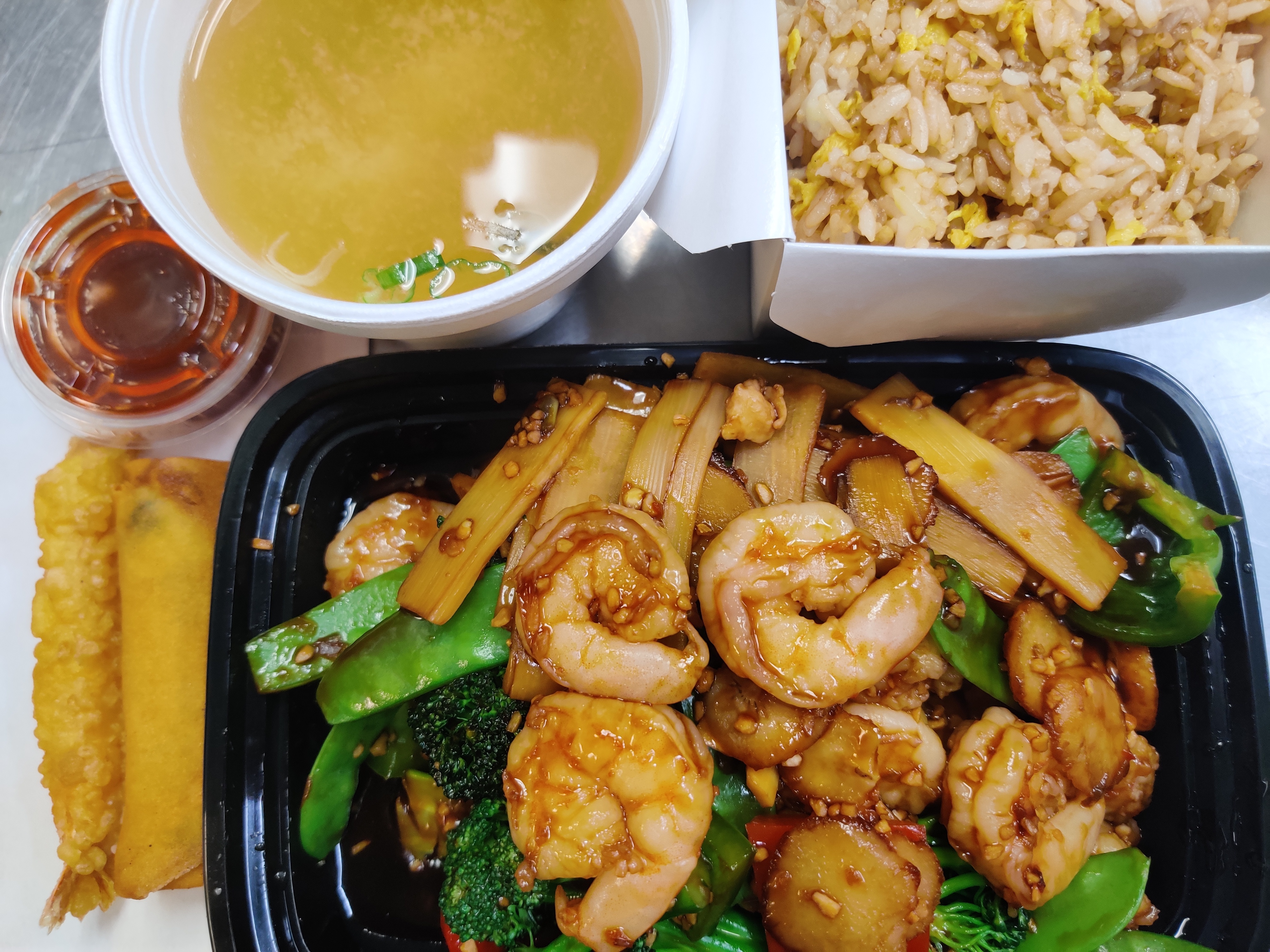Order CD8. Spicy Garlic Shrimp Dinner food online from 88 Chinese & Sushi Sherman Oaks store, Van Nuys on bringmethat.com