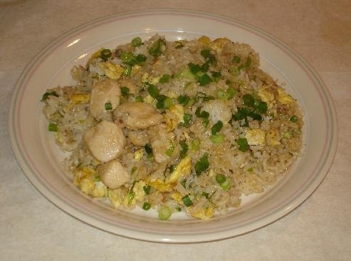 Order 111. Salt Fish and Chicken Fried Rice food online from King Kong Chinese Restaurant store, Oakland on bringmethat.com
