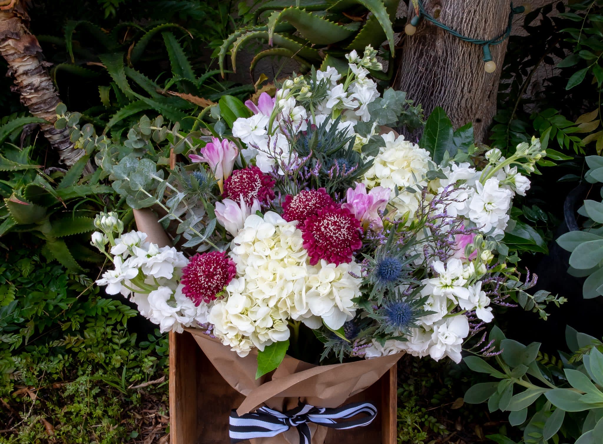Order Country Stroll Bouquet By Little Finn's Flowers food online from Little Finn Flowers store, Culver City on bringmethat.com