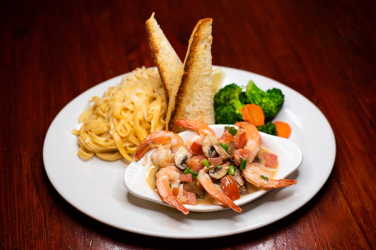 Order Shrimp Scampi food online from Tahoe Joe's Famous Steakhouse store, Bakersfield on bringmethat.com