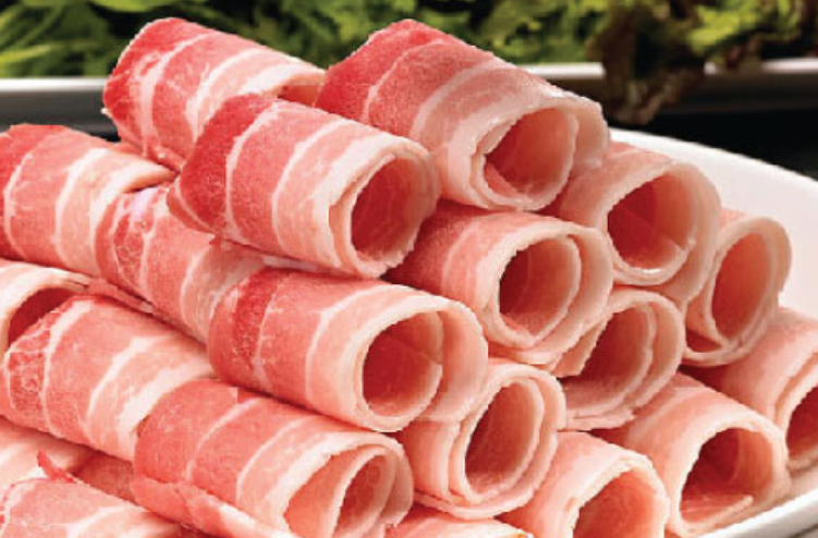 Order Thinly Sliced Pork Belly  food online from Bull Korean Bbq store, Cupertino on bringmethat.com