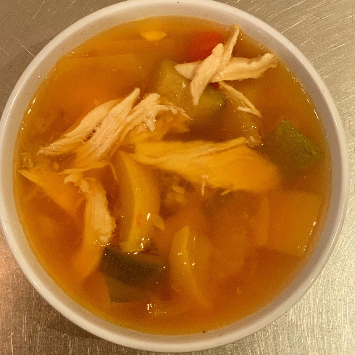 Order Chicken soup 16oz food online from Poulette rotisserie chicken store, New York on bringmethat.com