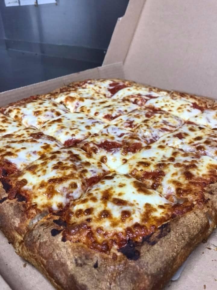 Order Sicilian Cheese Pizza - Pizza food online from Giove's Pizza store, Trumbull on bringmethat.com