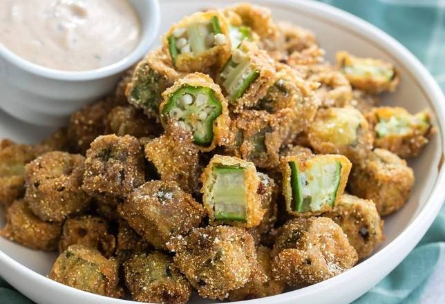 Order Fried Okra food online from Red Hook Cajun Seafood & Bar store, Southaven on bringmethat.com