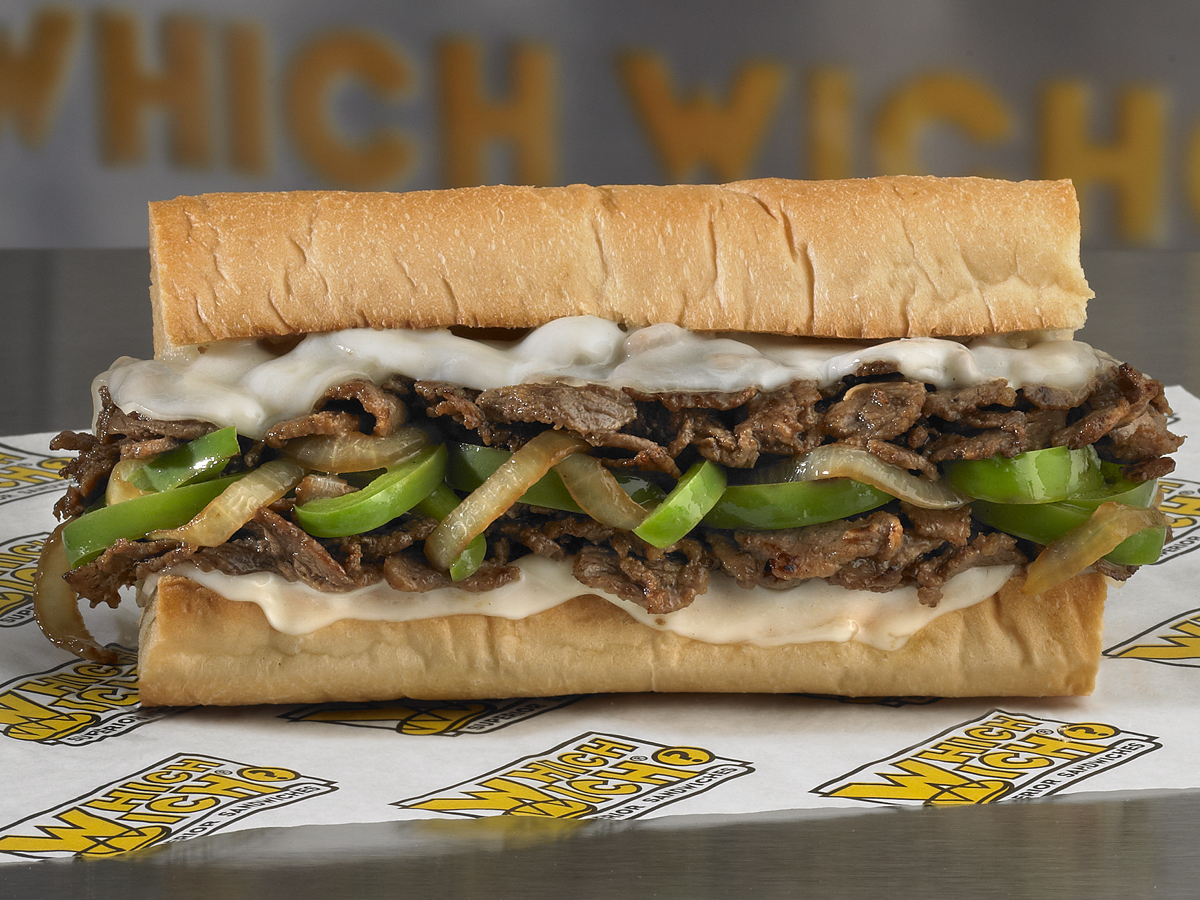 Order Philly Cheesesteak food online from Which Wich? - Oakbrook Terrace store, Oakbrook Terrace on bringmethat.com