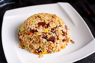 Order Duck meat fried rice  food online from Kinha Sushi store, Garden City on bringmethat.com