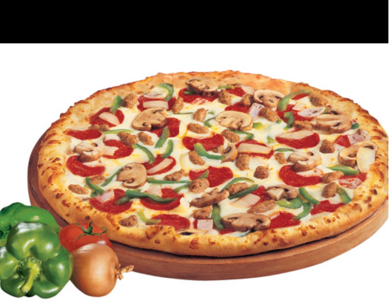 Order Deluxe Lover Pizza food online from Bd Star Pizza store, New York on bringmethat.com