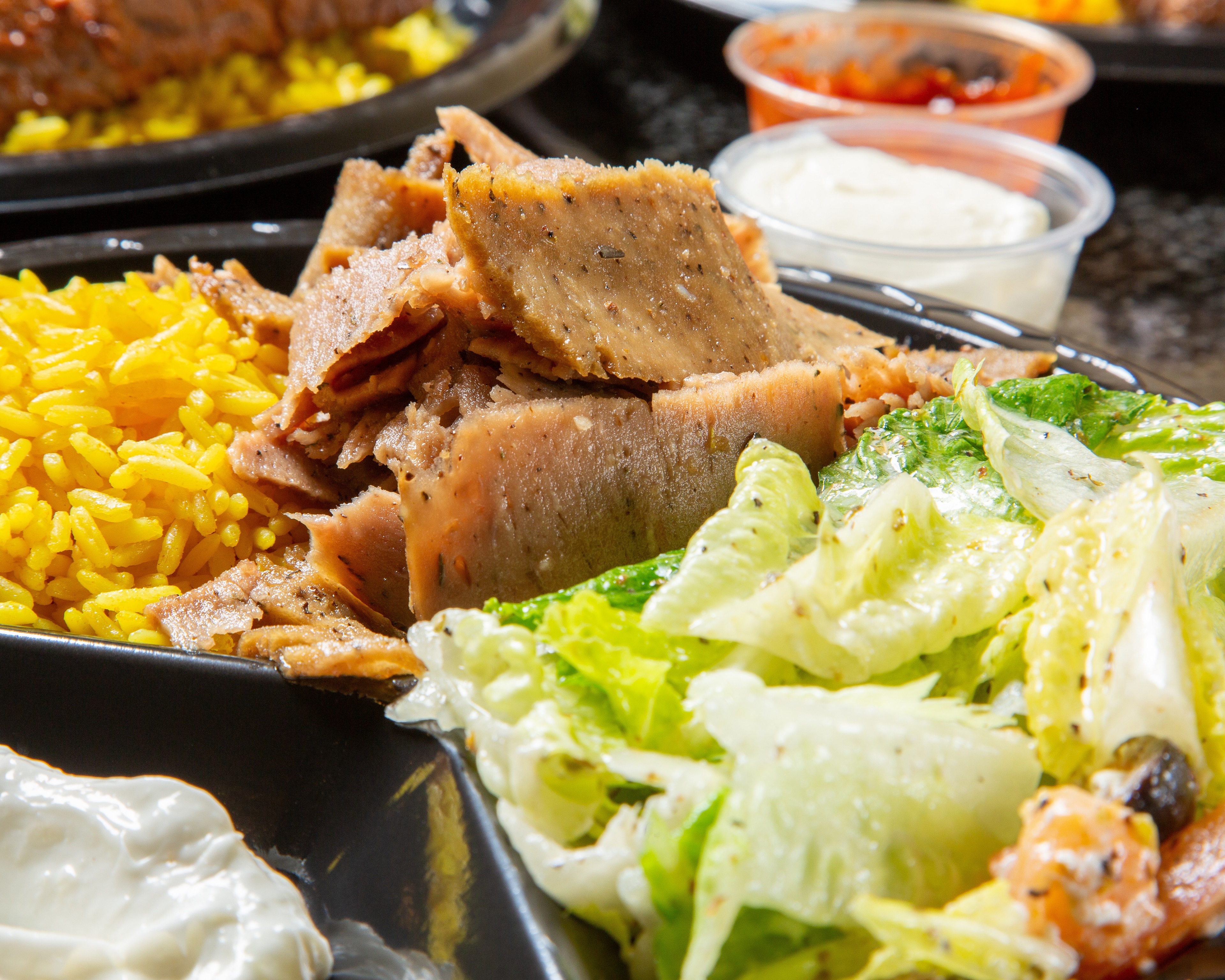 Order Gyro Plate food online from Pita Grill store, Buena Park on bringmethat.com
