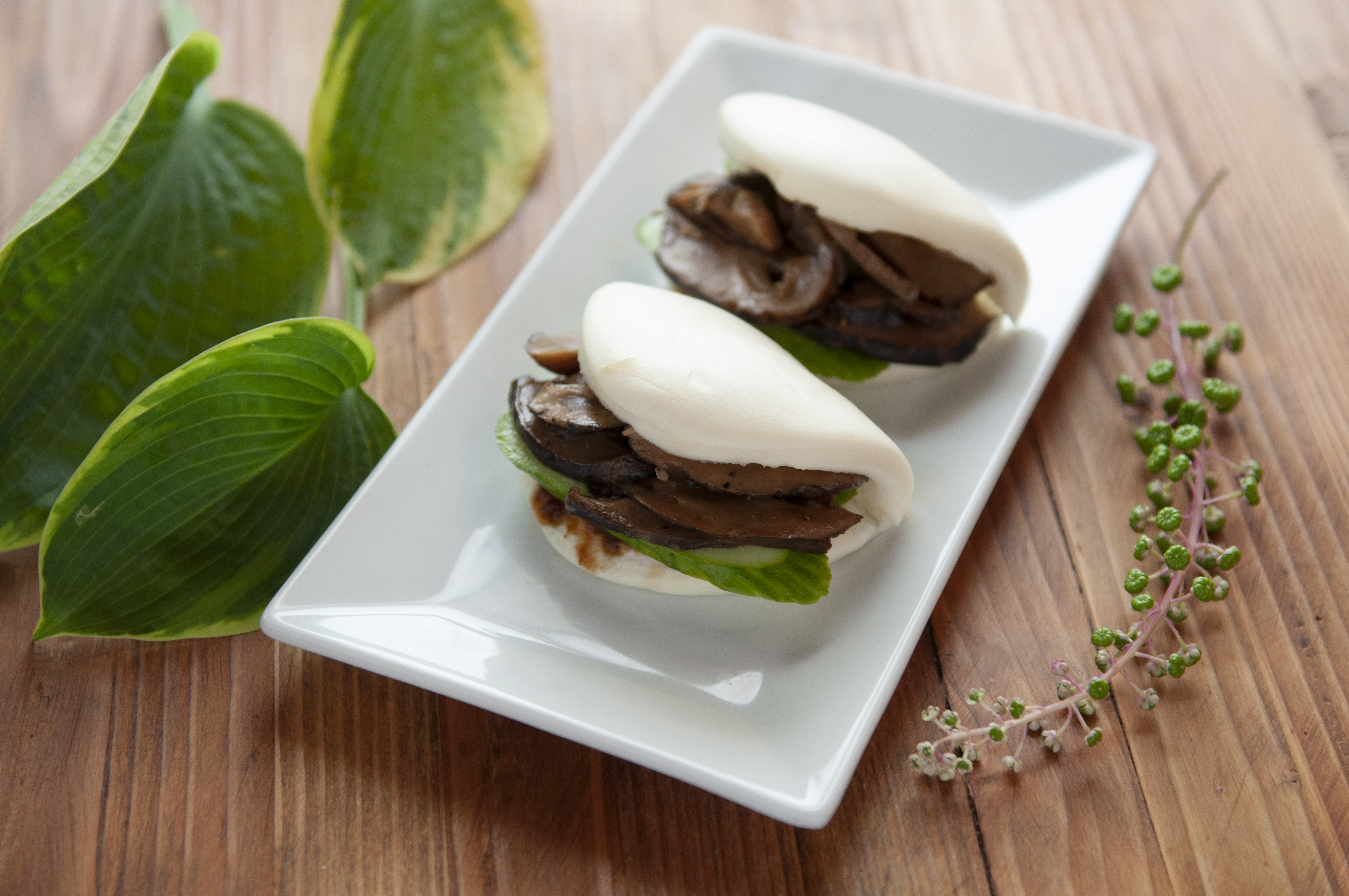 Order 2 Shitake Buns food online from Dashi Noodle House store, Ridgewood on bringmethat.com