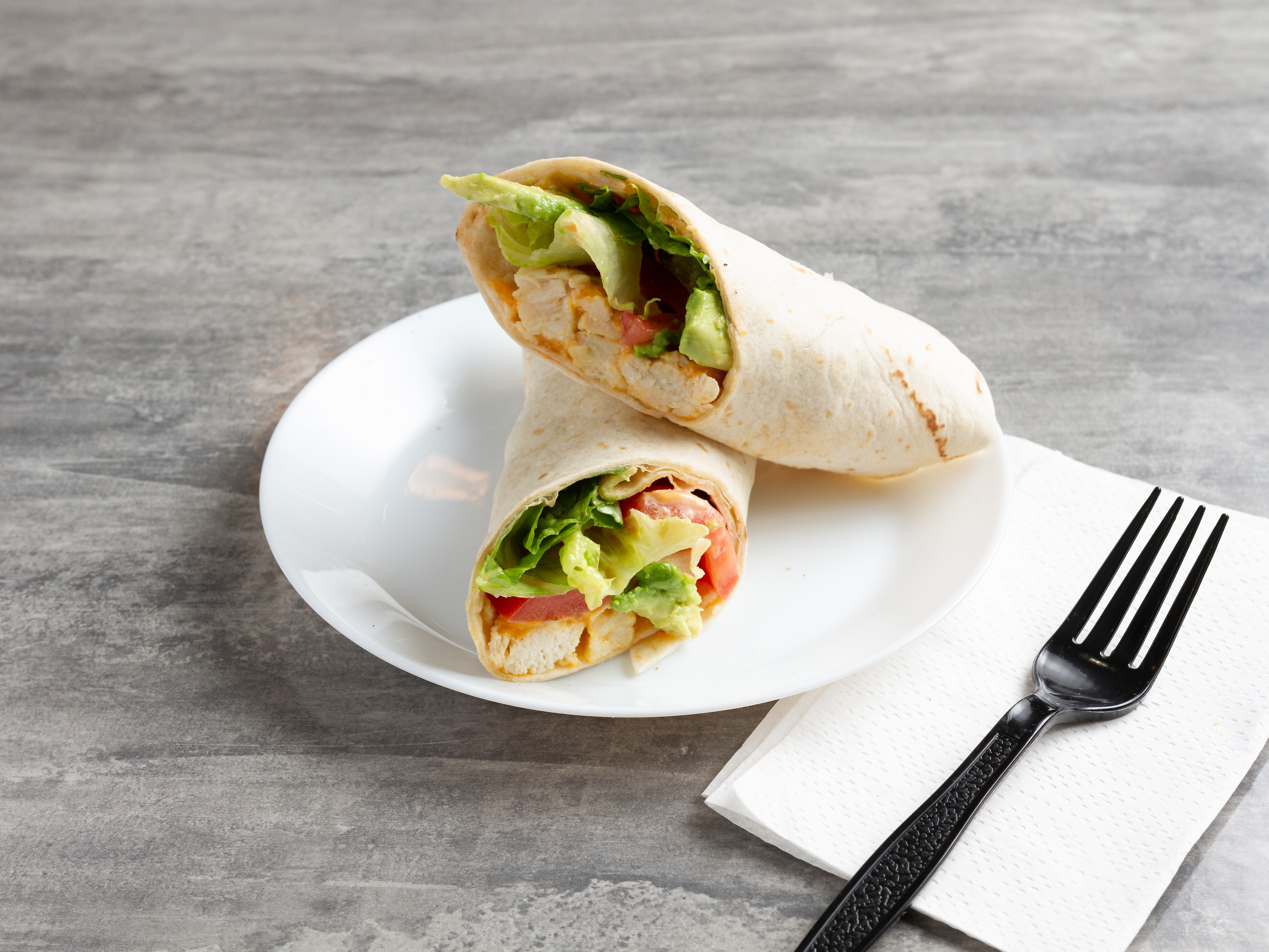 Order Chicken Avocado Wrap food online from Bobby's Bagel Cafe store, Reston on bringmethat.com